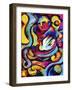 Buddha and Dove-Diana Ong-Framed Giclee Print