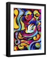 Buddha and Dove-Diana Ong-Framed Giclee Print