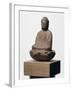 Buddha assis sur un lotus-null-Framed Giclee Print