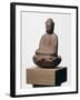 Buddha assis sur un lotus-null-Framed Giclee Print