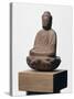 Buddha assis sur un lotus-null-Stretched Canvas