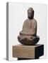 Buddha assis sur un lotus-null-Stretched Canvas