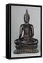 Buddha assis-null-Framed Stretched Canvas