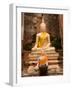 Buddha at Ayuthaya, Siam, Thailand-Gavriel Jecan-Framed Photographic Print