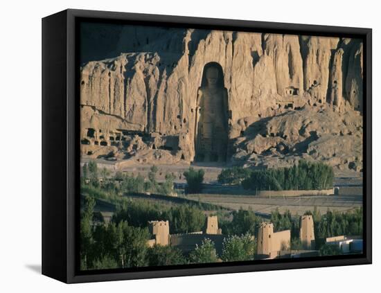 Buddha at Bamiyan, Unesco World Heritage Site, Since Destroyed by the Taliban, Bamiyan, Afghanistan-Christina Gascoigne-Framed Stretched Canvas