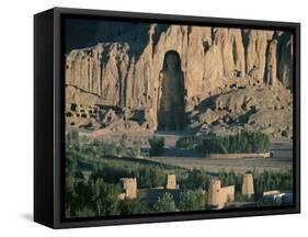 Buddha at Bamiyan, Unesco World Heritage Site, Since Destroyed by the Taliban, Bamiyan, Afghanistan-Christina Gascoigne-Framed Stretched Canvas