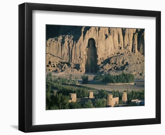 Buddha at Bamiyan, Unesco World Heritage Site, Since Destroyed by the Taliban, Bamiyan, Afghanistan-Christina Gascoigne-Framed Photographic Print