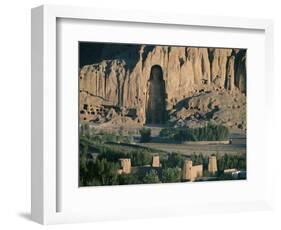 Buddha at Bamiyan, Unesco World Heritage Site, Since Destroyed by the Taliban, Bamiyan, Afghanistan-Christina Gascoigne-Framed Photographic Print