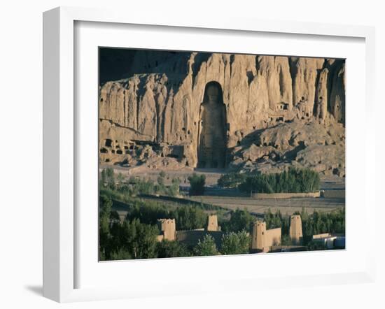 Buddha at Bamiyan, Unesco World Heritage Site, Since Destroyed by the Taliban, Bamiyan, Afghanistan-Christina Gascoigne-Framed Photographic Print