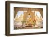 Buddha at Kuthodaw Pagoda, at the Foot of Mandalay Hill, Mandalay Region, Myanmar (Burma), Asia-Matthew Williams-Ellis-Framed Photographic Print