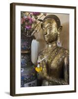 Buddha at Sukhothai Traimit Temple, Bangkok, Thailand, Southeast Asia-Robert Harding-Framed Photographic Print