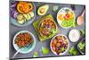 Buddha Bowl Salads-somegirl-Mounted Photographic Print