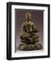 Buddha, Bronze Statue Found at Helgo-null-Framed Giclee Print