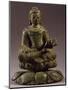 Buddha, Bronze Statue Found at Helgo-null-Mounted Giclee Print