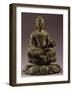 Buddha, Bronze Statue Found at Helgo-null-Framed Giclee Print