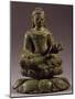 Buddha, Bronze Statue Found at Helgo-null-Mounted Giclee Print