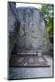 Buddha Carved in a Rock Cliff, Beopjusa Temple Complex, South Korea, Asia-Michael-Mounted Photographic Print