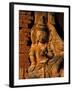 Buddha Carving at Ancient Ruins of Indein Stupa Complex, Myanmar-Keren Su-Framed Photographic Print