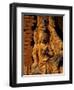 Buddha Carving at Ancient Ruins of Indein Stupa Complex, Myanmar-Keren Su-Framed Photographic Print