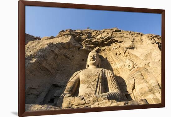 Buddha Cave, Datong, Shanxi Province, China-Paul Souders-Framed Photographic Print