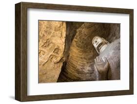 Buddha Caves, Datong, Shanxi Province, China-Paul Souders-Framed Photographic Print