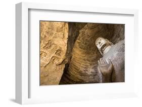 Buddha Caves, Datong, Shanxi Province, China-Paul Souders-Framed Photographic Print