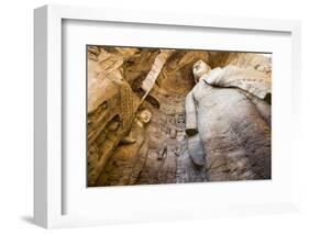 Buddha Caves, Datong, Shanxi Province, China-Paul Souders-Framed Photographic Print