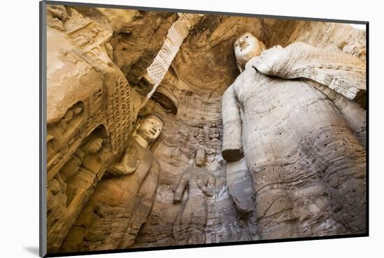 Buddha Caves, Datong, Shanxi Province, China-Paul Souders-Mounted Photographic Print