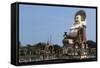Buddha, Choeng Mon Temple, Koh Samui, Thailand, Southeast Asia, Asia-Rolf Richardson-Framed Stretched Canvas