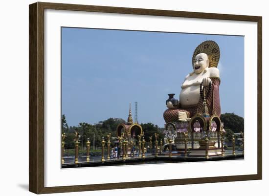 Buddha, Choeng Mon Temple, Koh Samui, Thailand, Southeast Asia, Asia-Rolf Richardson-Framed Photographic Print