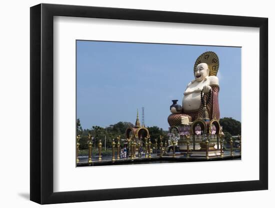 Buddha, Choeng Mon Temple, Koh Samui, Thailand, Southeast Asia, Asia-Rolf Richardson-Framed Photographic Print