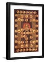 Buddha Circle-Jyakuchu Ito-Framed Giclee Print