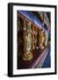 Buddha Collection under the Golden Maitreya Statue, Beopjusa Temple Complex, South Korea, Asia-Michael Runkel-Framed Photographic Print