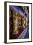 Buddha Collection under the Golden Maitreya Statue, Beopjusa Temple Complex, South Korea, Asia-Michael Runkel-Framed Photographic Print