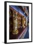 Buddha Collection under the Golden Maitreya Statue, Beopjusa Temple Complex, South Korea, Asia-Michael Runkel-Framed Photographic Print