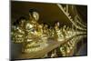 Buddha Collection under the Golden Maitreya Statue, Beopjusa Temple Complex, South Korea, Asia-Michael Runkel-Mounted Photographic Print