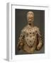 Buddha Dressed as Pilgrim with Three Points, Terracotta Statue from Fondukistan Monastery-null-Framed Giclee Print