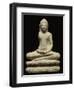 Buddha en méditation, assis sur le lotus-null-Framed Giclee Print