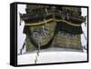 Buddha Eyes on Chorten, Nepal-Michael Brown-Framed Stretched Canvas