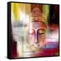 Buddha Face 4-Mark Ashkenazi-Framed Stretched Canvas