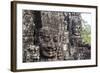 Buddha Face Carved in Stone at the Bayon Temple, Angkor Thom, Angkor, Cambodia-Yadid Levy-Framed Photographic Print