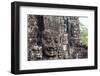 Buddha Face Carved in Stone at the Bayon Temple, Angkor Thom, Angkor, Cambodia-Yadid Levy-Framed Photographic Print