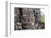 Buddha Face Carved in Stone at the Bayon Temple, Angkor Thom, Angkor, Cambodia-Yadid Levy-Framed Photographic Print