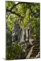 Buddha Face on the Western Gate of Angkor Thom, Siem Reap, Cambodia, Southeast Asia-Alex Robinson-Mounted Photographic Print