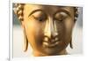 Buddha face, Seema Malaka temple on Beira Lake. Colombo, Sri Lanka-Peter Adams-Framed Photographic Print