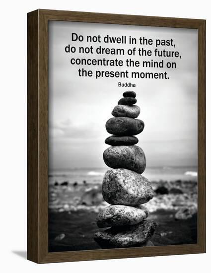 Buddha Focus Quotation Motivational Poster-null-Framed Poster