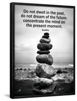 Buddha Focus Quotation Motivational Poster-null-Framed Poster