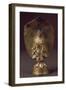 Buddha, Gilded Bronze Statue with Inscriptions, Korea-null-Framed Giclee Print