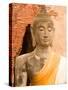 Buddha Image at Ayuthaya, Yai Chai Mongkhon, Siam, Thailand-Gavriel Jecan-Stretched Canvas