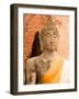 Buddha Image at Ayuthaya, Yai Chai Mongkhon, Siam, Thailand-Gavriel Jecan-Framed Photographic Print